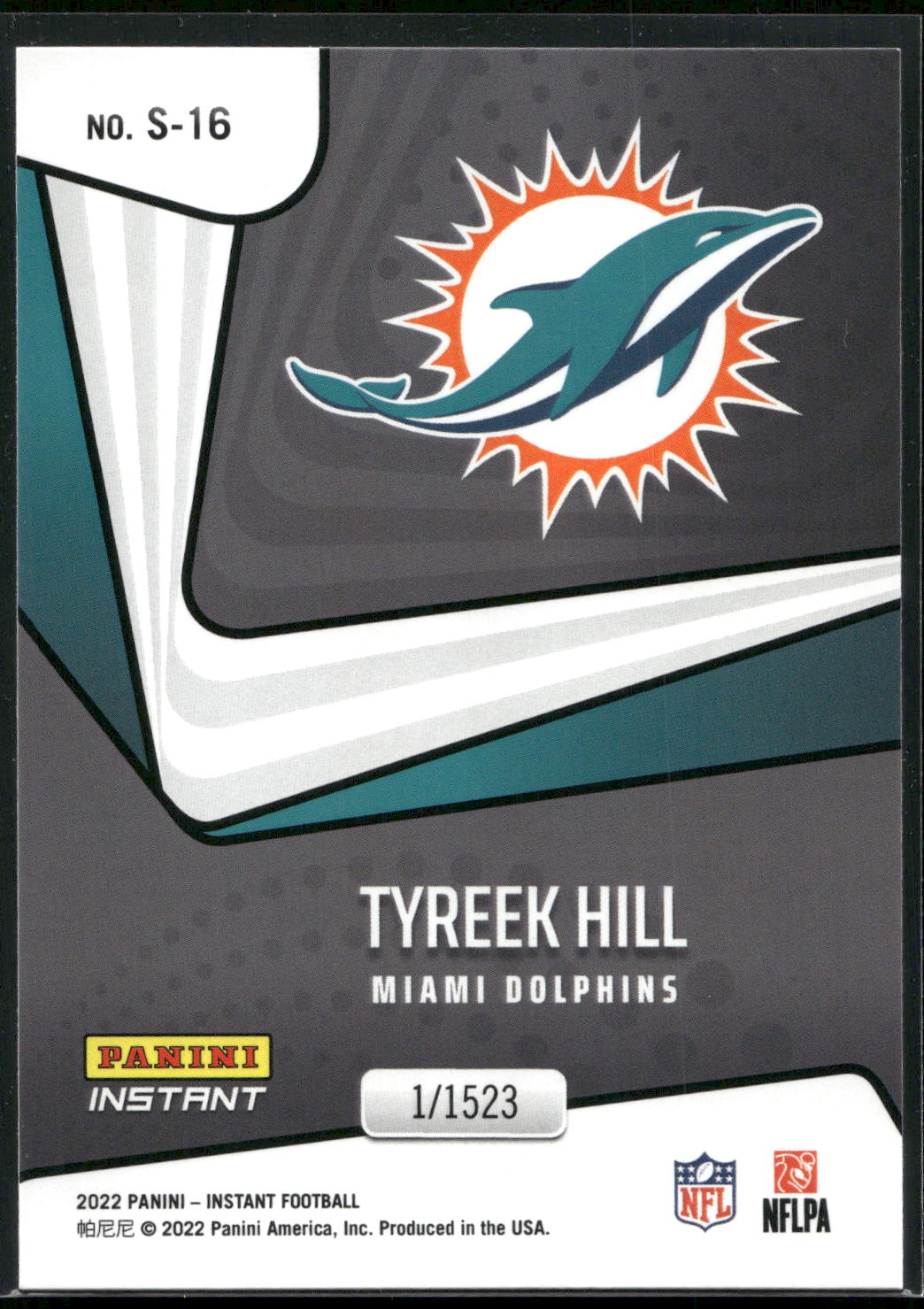 2022 Panini Instant Supernova #S-16 Tyreek Hill