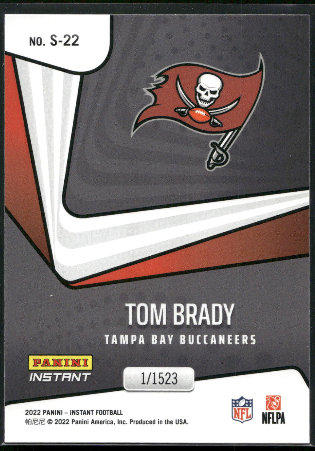 2022 Panini Instant Supernova #S-22 Tom Brady