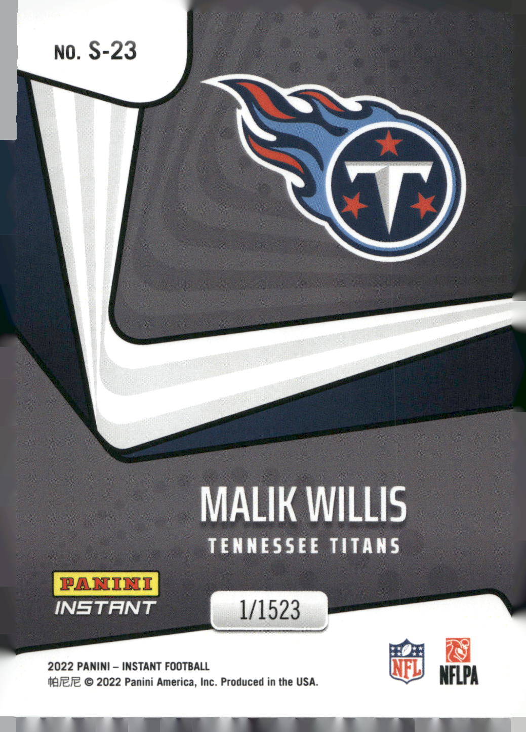 2022 Panini Instant Supernova #S-23 Malik Willis