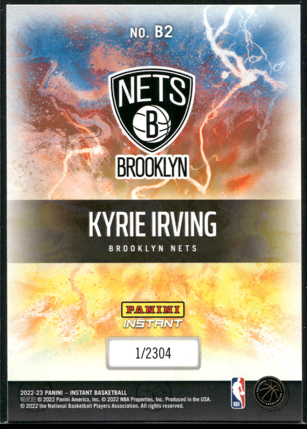 2022-23 Panini Instant NBA Breakaway #B2 Kyrie Irving