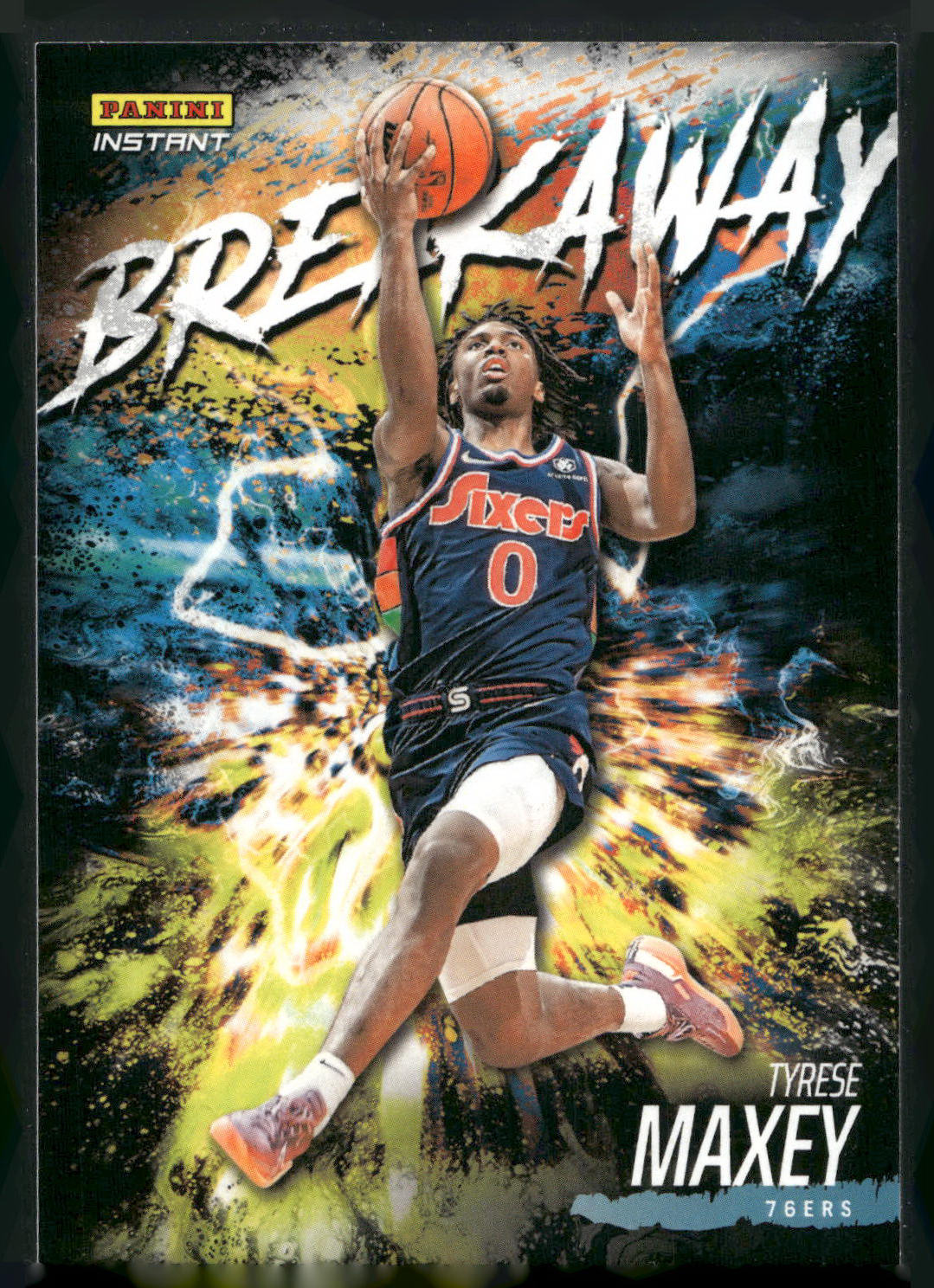 2022-23 Panini Instant NBA Breakaway #B4 Tyrese Maxey