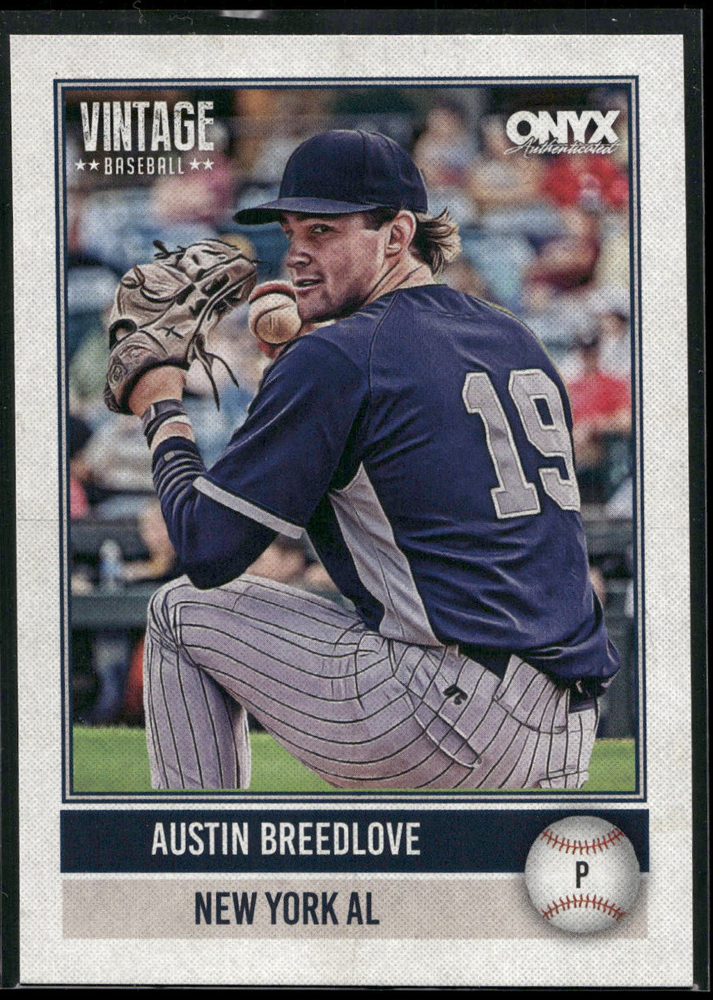 2026 Onyx Vintage Austin Breedlove New York Yankees Prospect Card #OV-ANFI