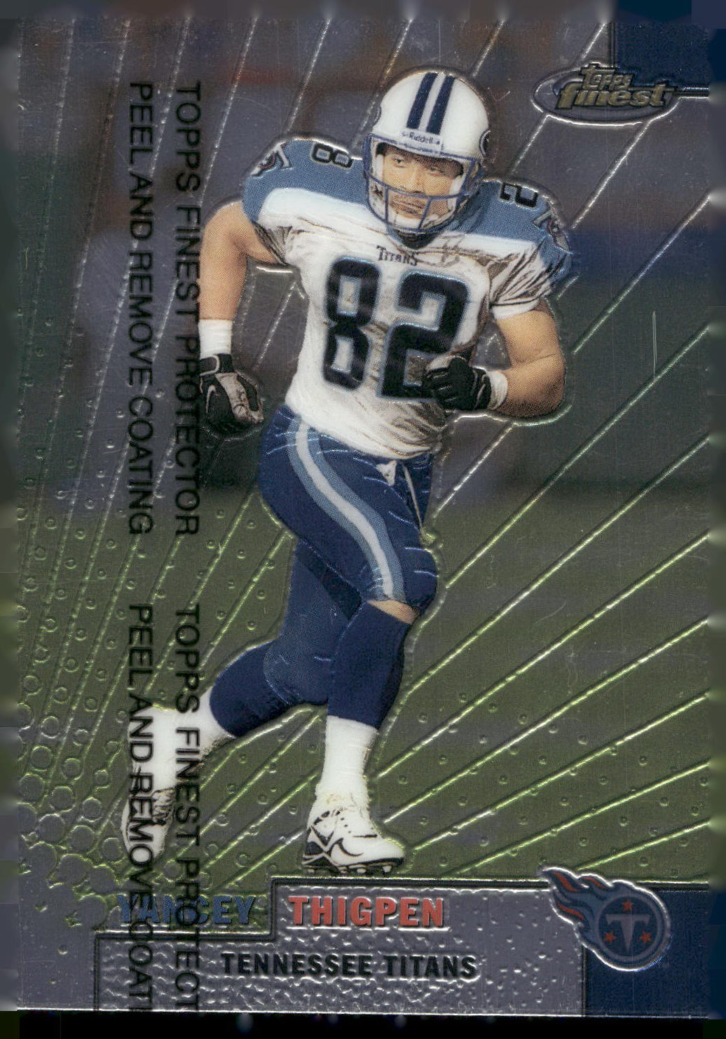 1999 Finest #52 Yancey Thigpen