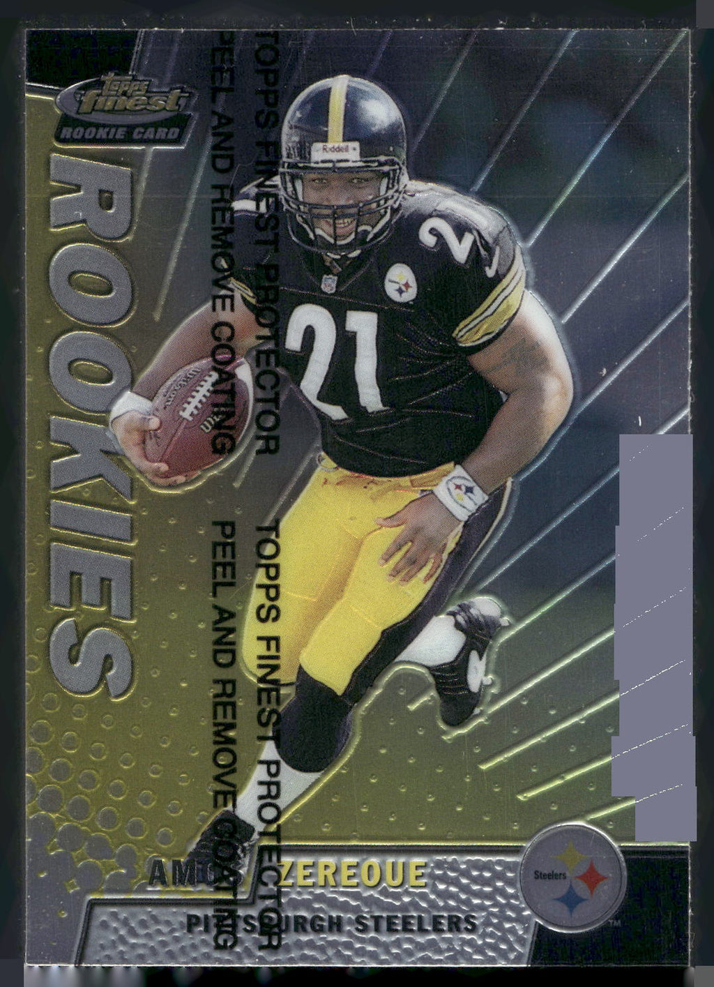 1999 Finest #155 Amos Zereoue