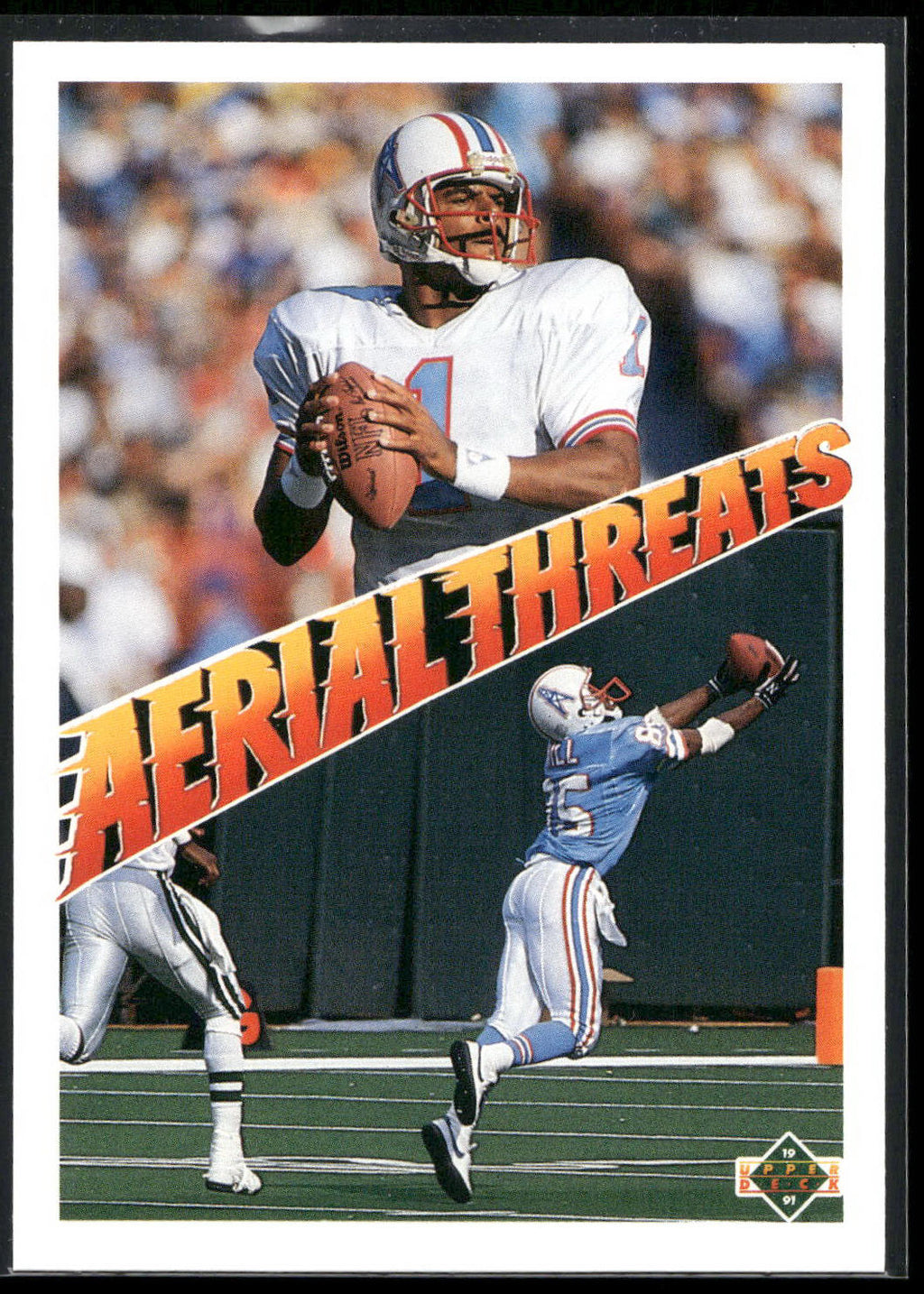 1991 Upper Deck #33 Warren Moon / Drew Hill