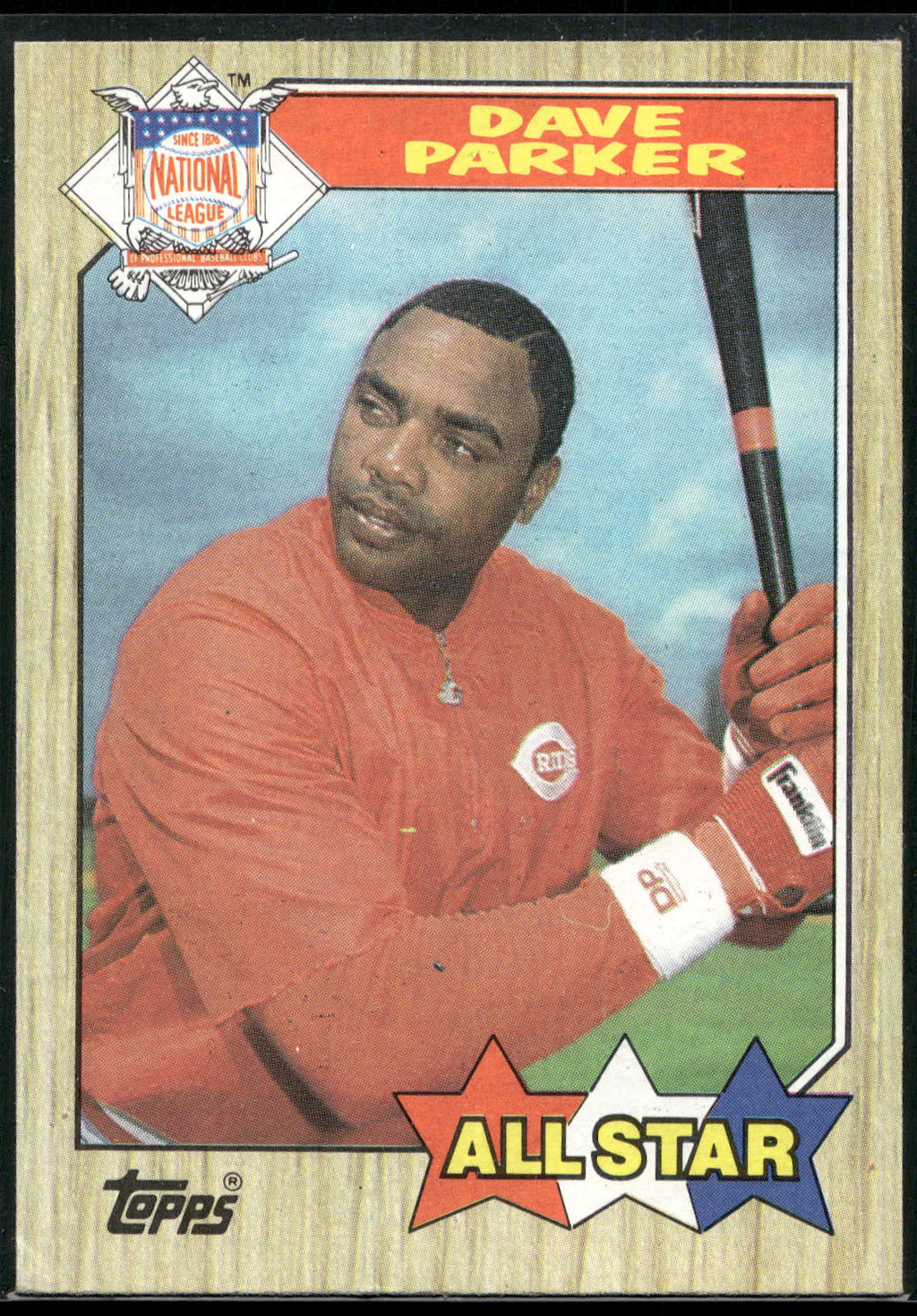 1987 Topps #600 Dave Parker
