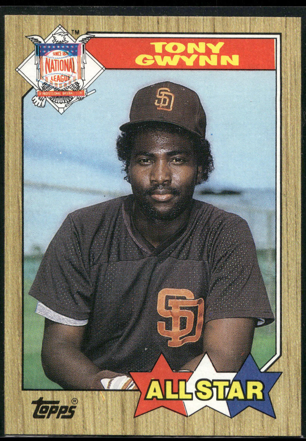 1987 Topps #599 Tony Gwynn