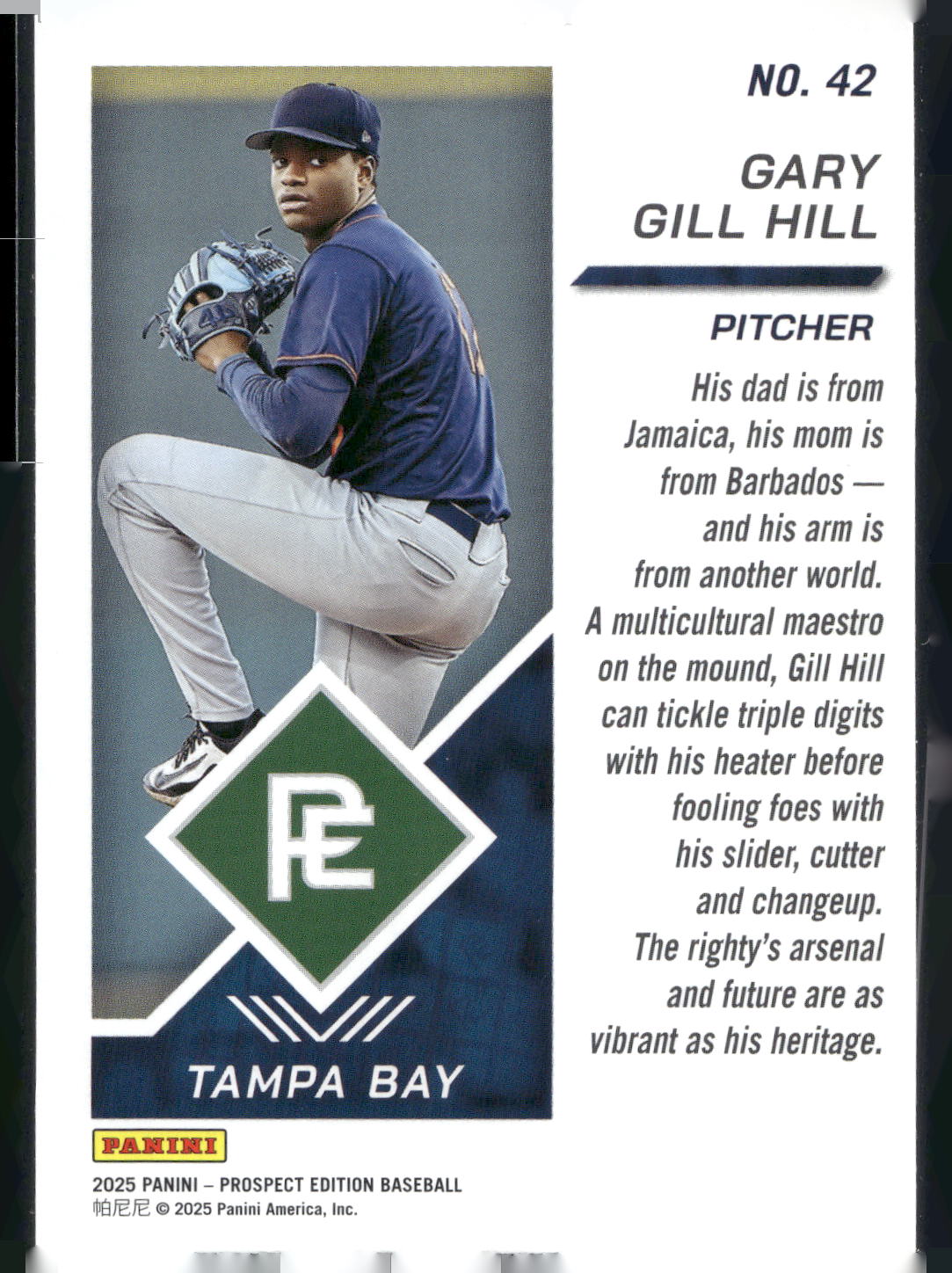 2025 Panini Prospect Edition #42 Gary Gill Hill