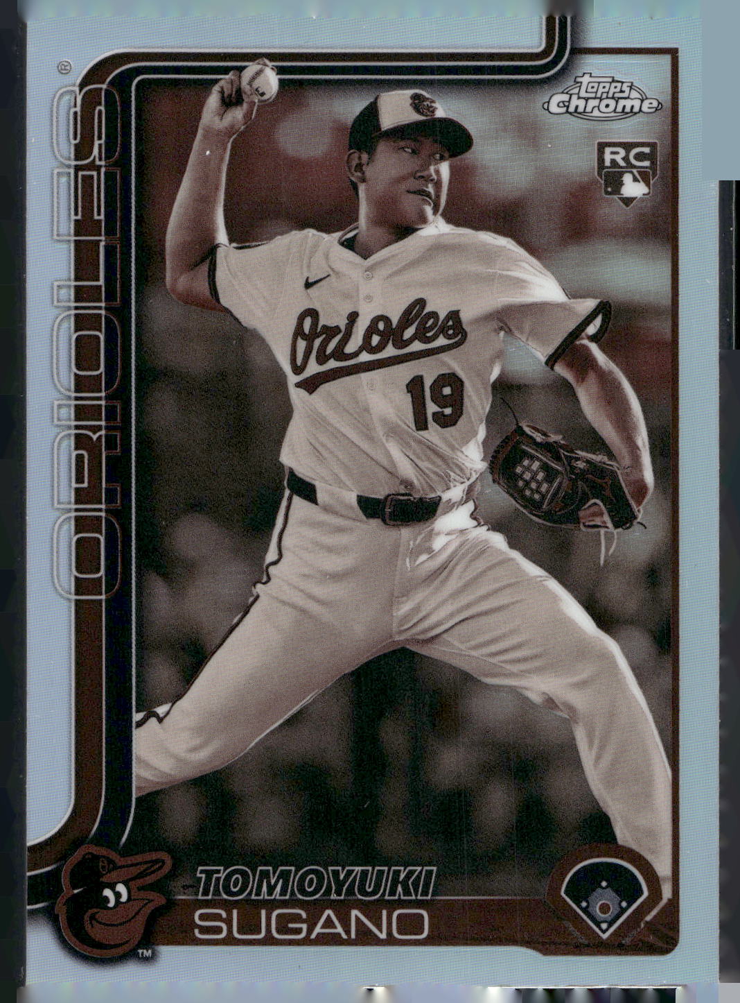 2025 Topps Chrome #166 Tomoyuki Sugano Sepia Refractors