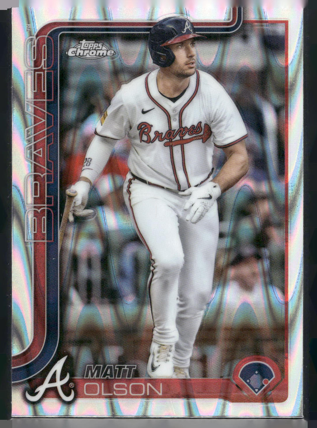 2025 Topps Chrome #193 Matt Olson RayWave Refractors