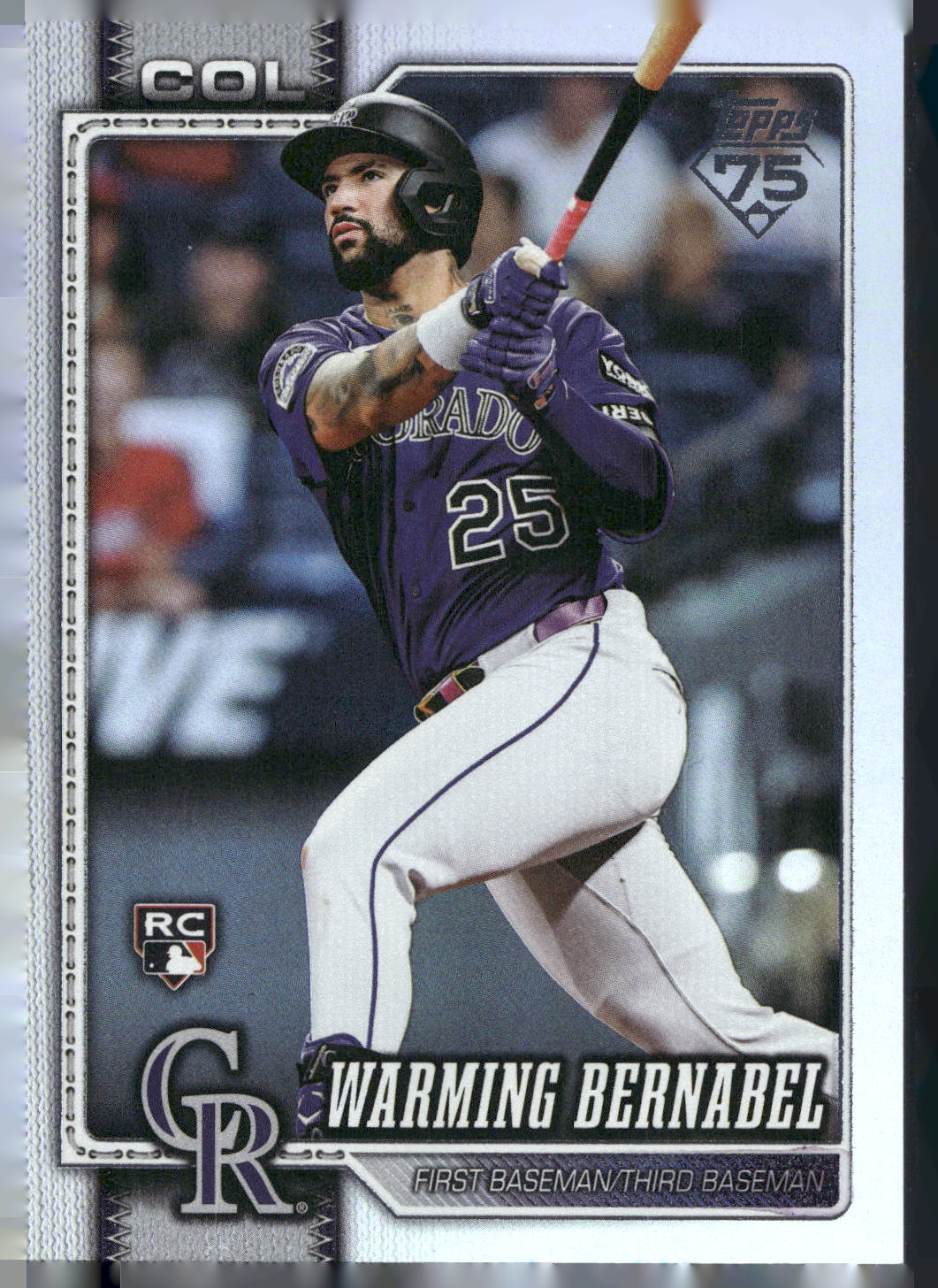 2026 Topps #55 Warming Bernabel Rainbow Foil