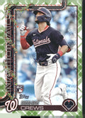 2025 Topps Holiday #H46 Dylan Crews Green Holiday Plaid