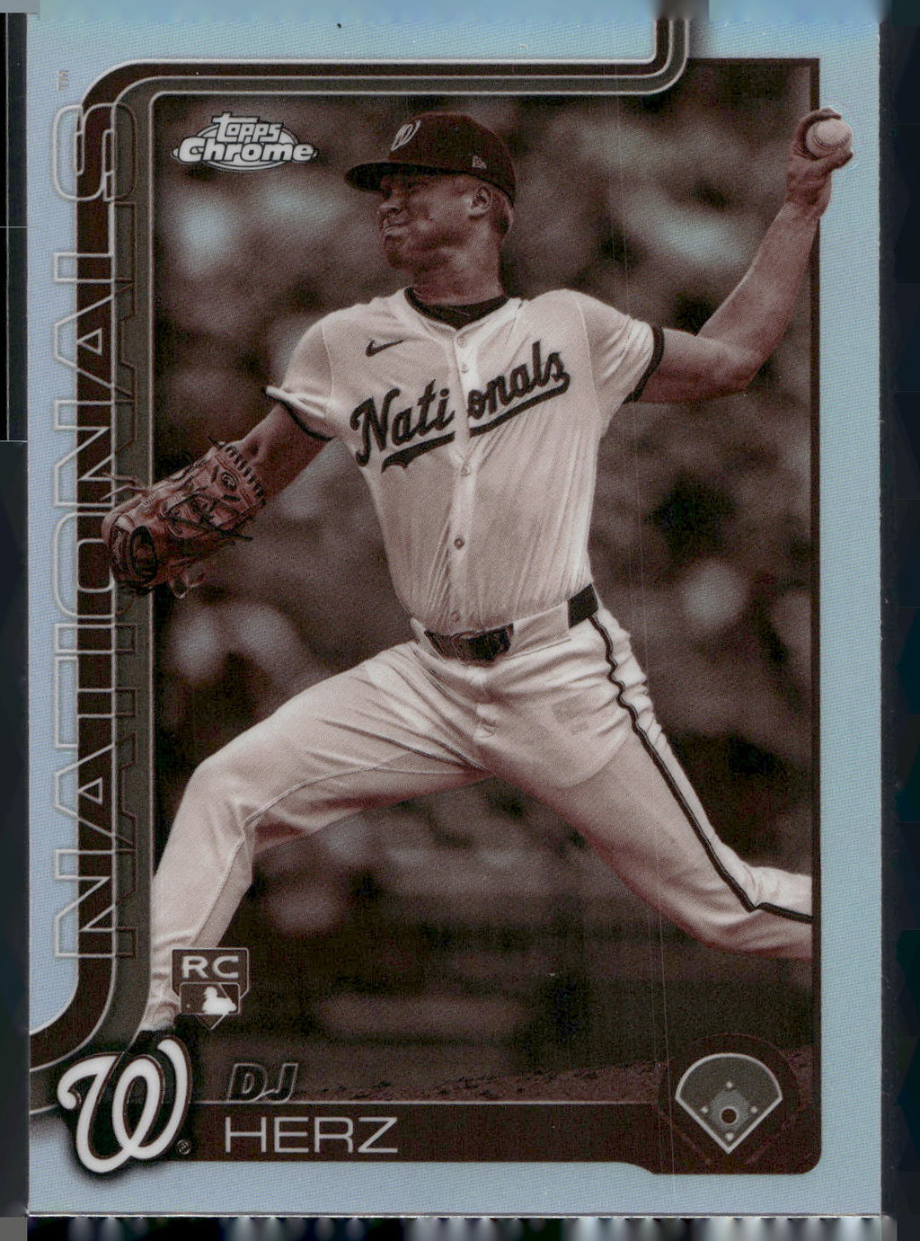 2025 Topps Chrome #270 DJ Herz Sepia Refractors