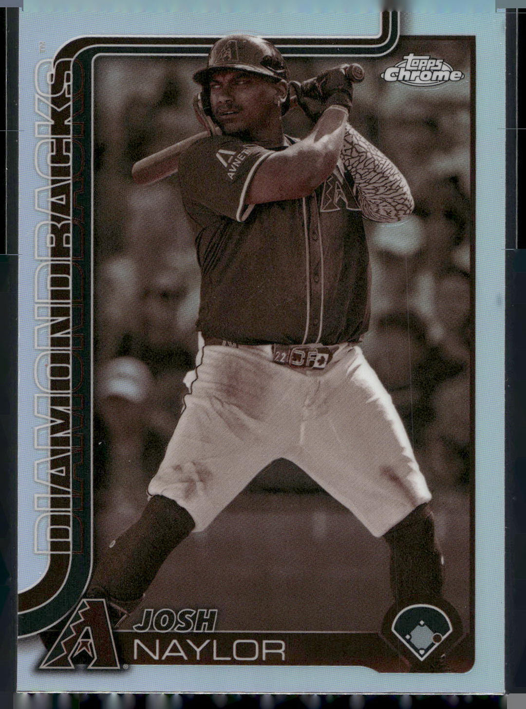 2025 Topps Chrome #15 Josh Naylor Sepia Refractors