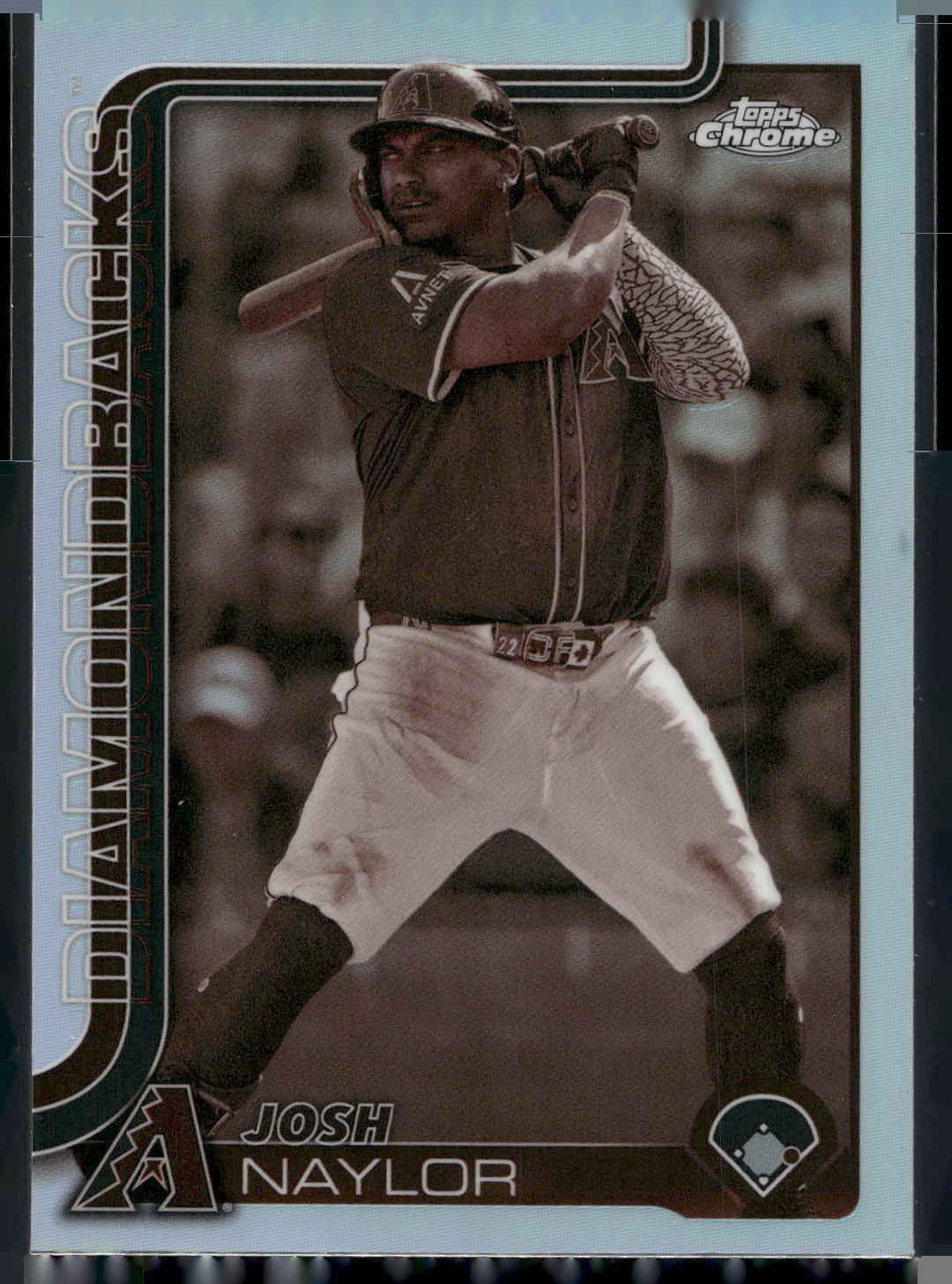 2025 Topps Chrome #15 Josh Naylor Sepia Refractors