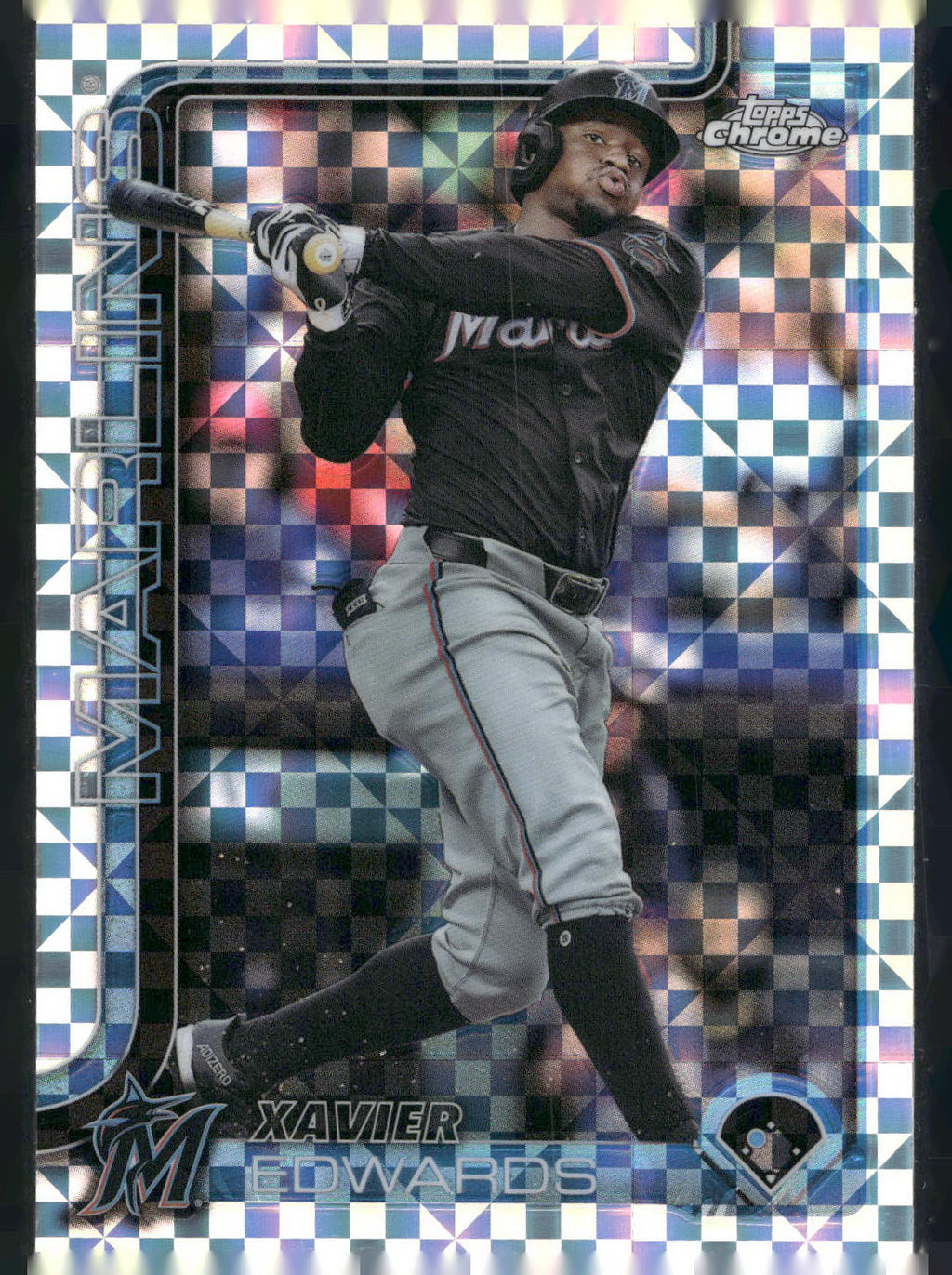 2025 Topps Chrome #115 Xavier Edwards X-Fractors