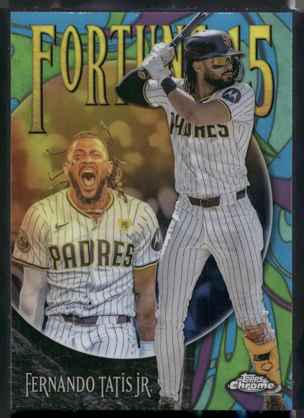 2025 Topps Chrome #F15-3 Fernando Tatis Jr. Fortune 15
