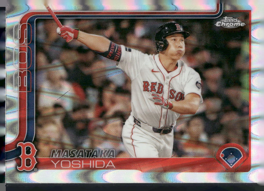 2025 Topps Chrome #141 Masataka Yoshida RayWave Refractors