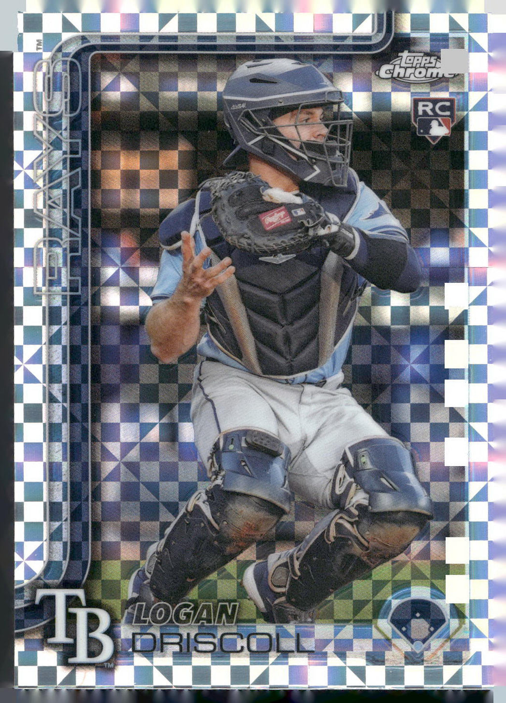 2025 Topps Chrome #185 Logan Driscoll X-Fractors