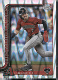 2025 Topps Chrome #268 Corbin Carroll RayWave Refractors