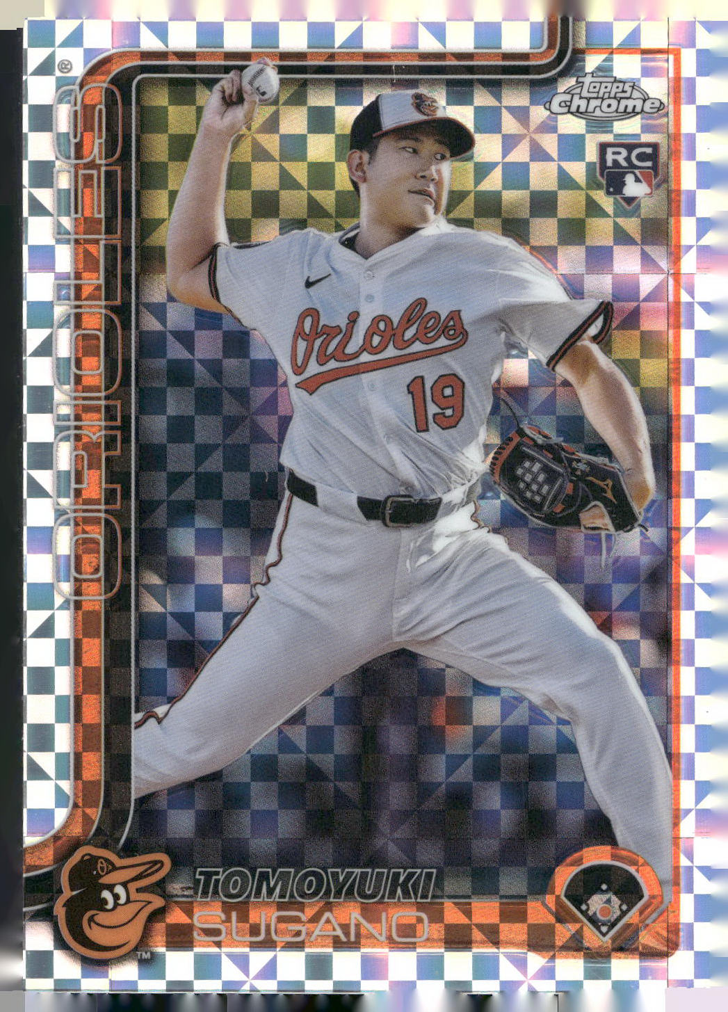 2025 Topps Chrome #166 Tomoyuki Sugano X-Fractors
