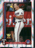 2025 Topps Chrome #68 Wyatt Langford RayWave Refractors