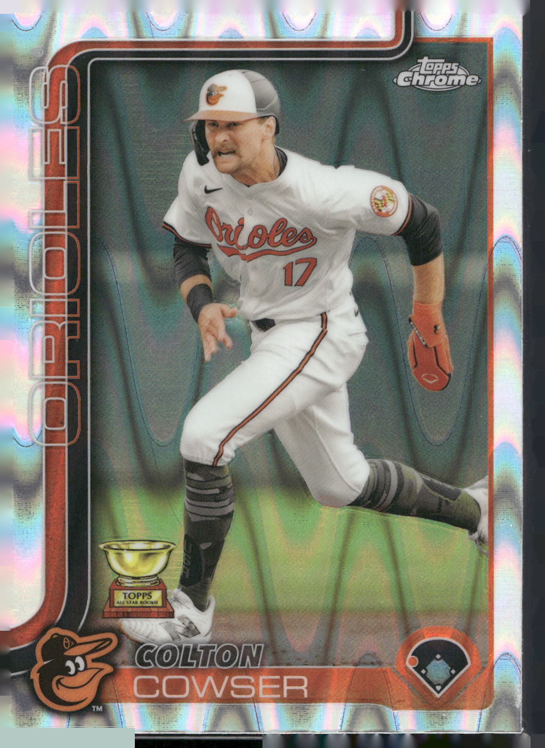 2025 Topps Chrome #44 Colton Cowser RayWave Refractors