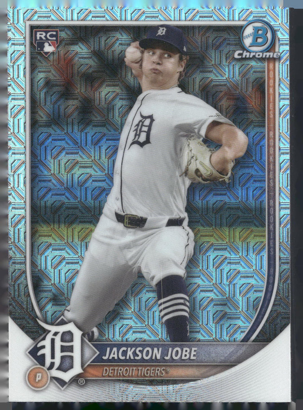 2025 Bowman #50 Jackson Jobe Chrome Mojo Refractor