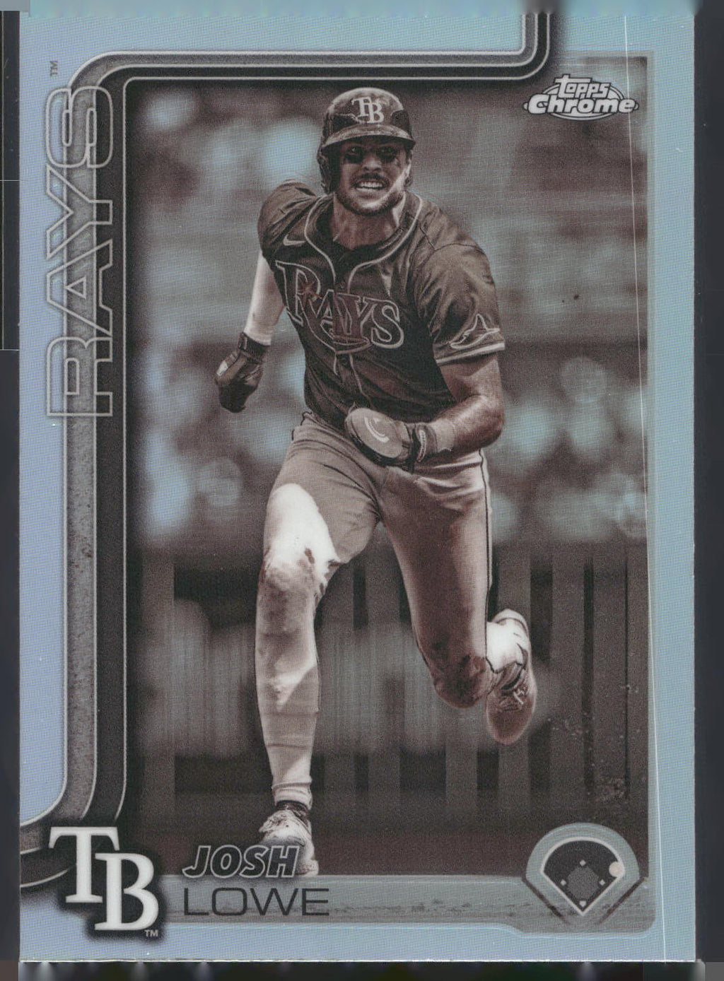 2025 Topps Chrome #111 Josh Lowe Sepia Refractors