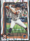 2025 Topps Chrome #294 Zach Dezenzo RayWave Refractors