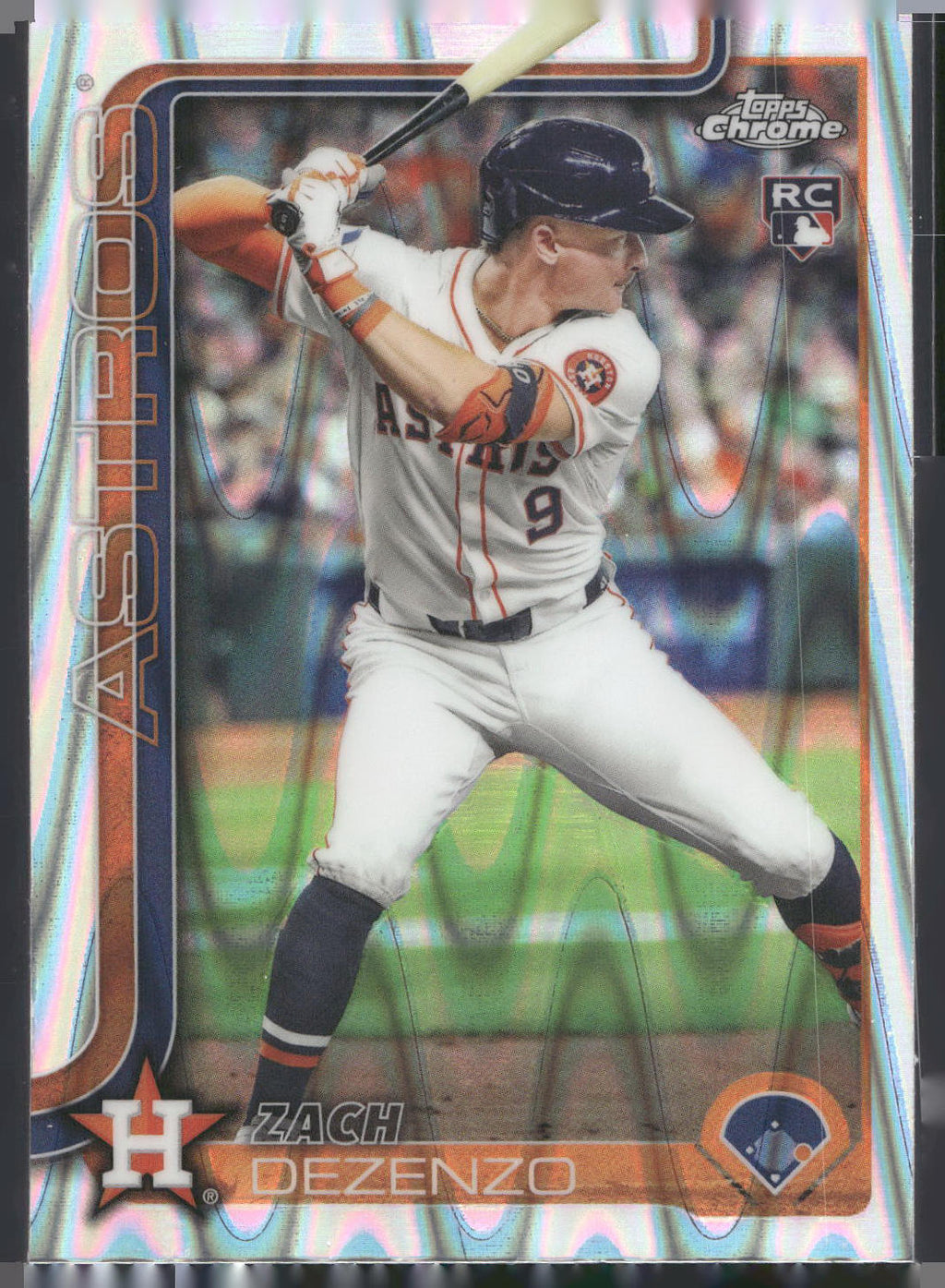 2025 Topps Chrome #294 Zach Dezenzo RayWave Refractors