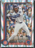 2025 Topps Chrome #173 Kevin Alcántara RayWave Refractors