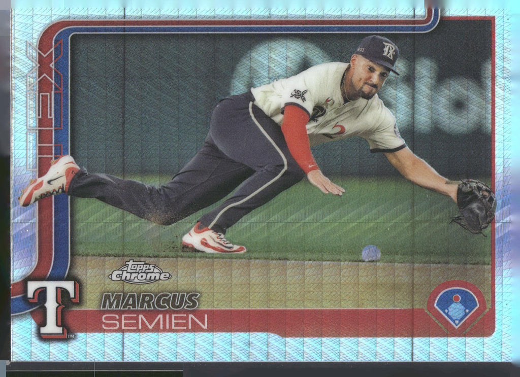 2025 Topps Chrome #27 Marcus Semien Refractors