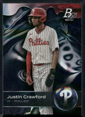 2023 Bowman Platinum #TOP-5 Justin Crawford Top Prospects