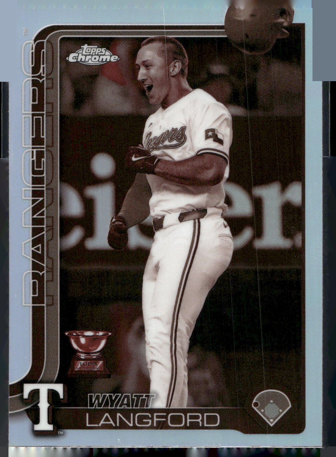 2025 Topps Chrome #68 Wyatt Langford Sepia Refractors