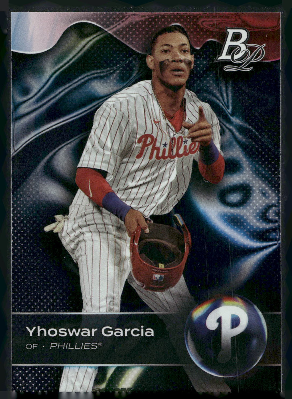 2023 Bowman Platinum #TOP-71 Yhoswar Garcia Top Prospects
