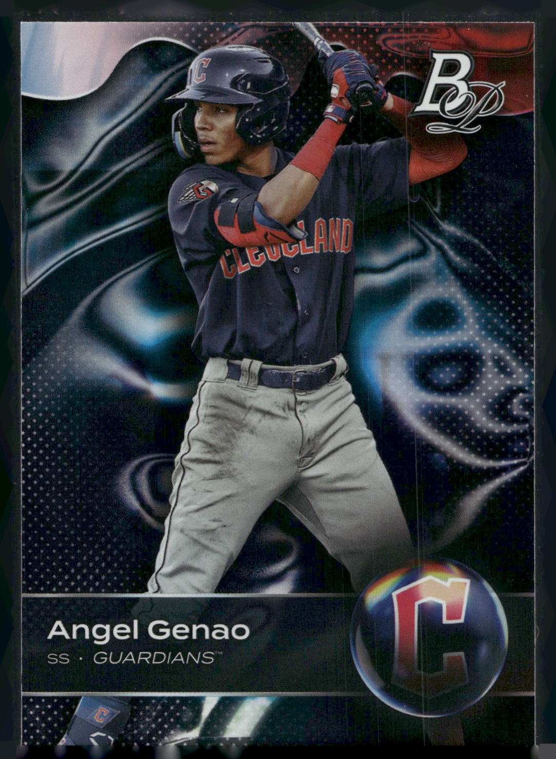 2023 Bowman Platinum #TOP-57 Angel Genao Top Prospects