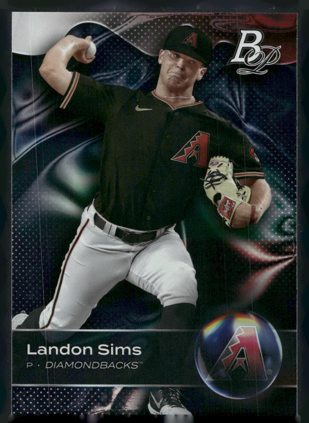 2023 Bowman Platinum #TOP-94 Landon Sims Top Prospects