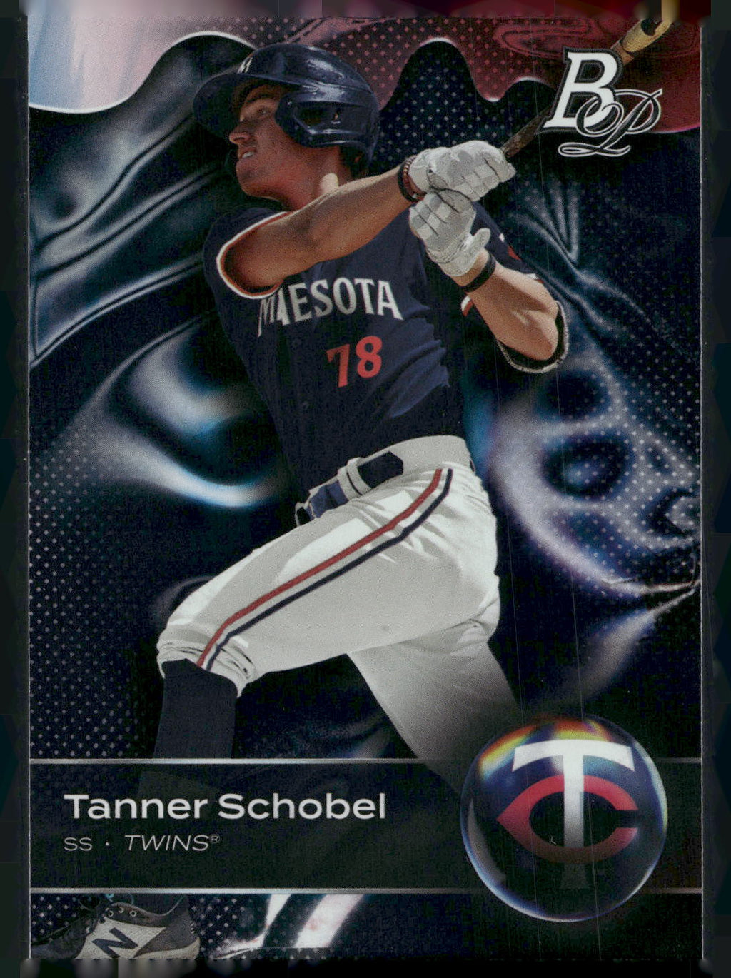 2023 Bowman Platinum #TOP-2 Tanner Schobel Top Prospects