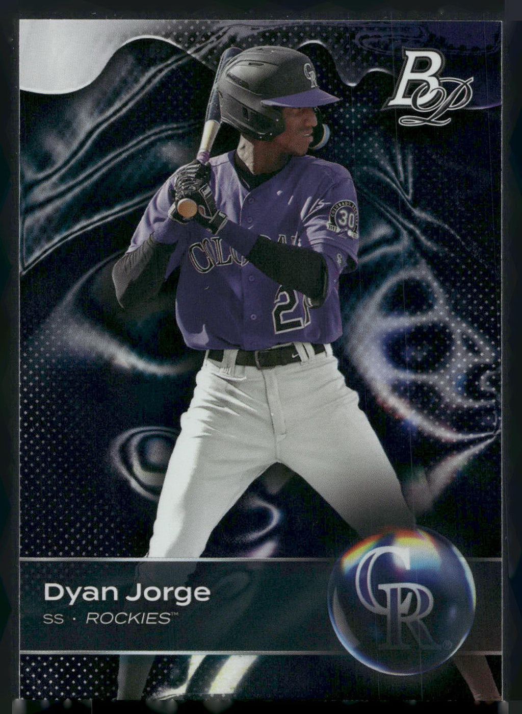 2023 Bowman Platinum #TOP-54 Dyan Jorge Top Prospects