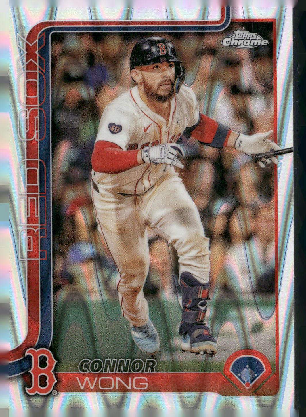 2025 Topps Chrome #10 Connor Wong RayWave Refractors