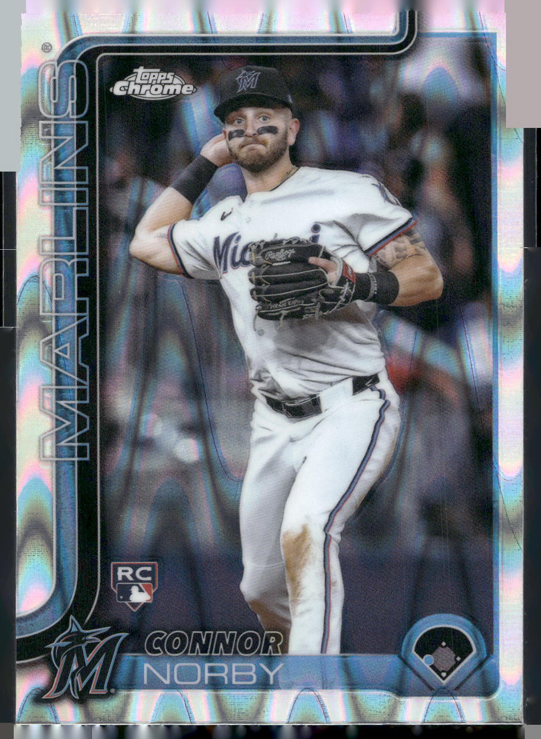 2025 Topps Chrome #199 Connor Norby RayWave Refractors