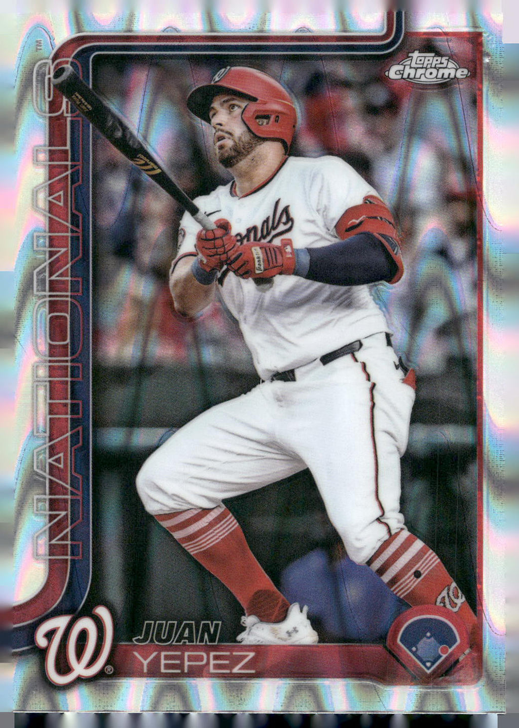 2025 Topps Chrome #16 Juan Yepez RayWave Refractors