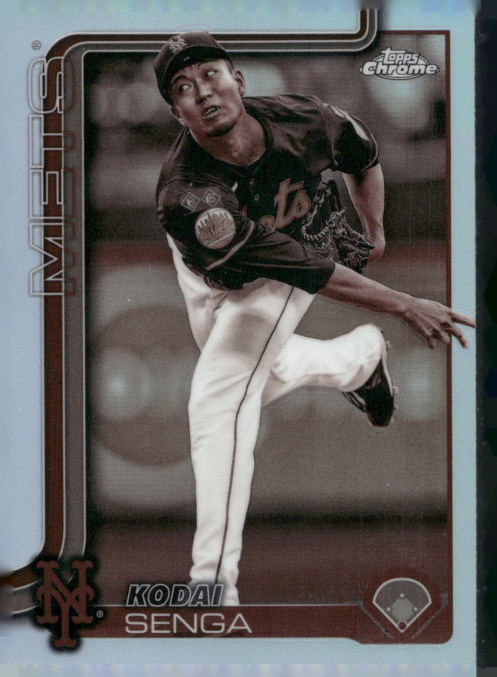 2025 Topps Chrome #246 Kodai Senga Sepia Refractors