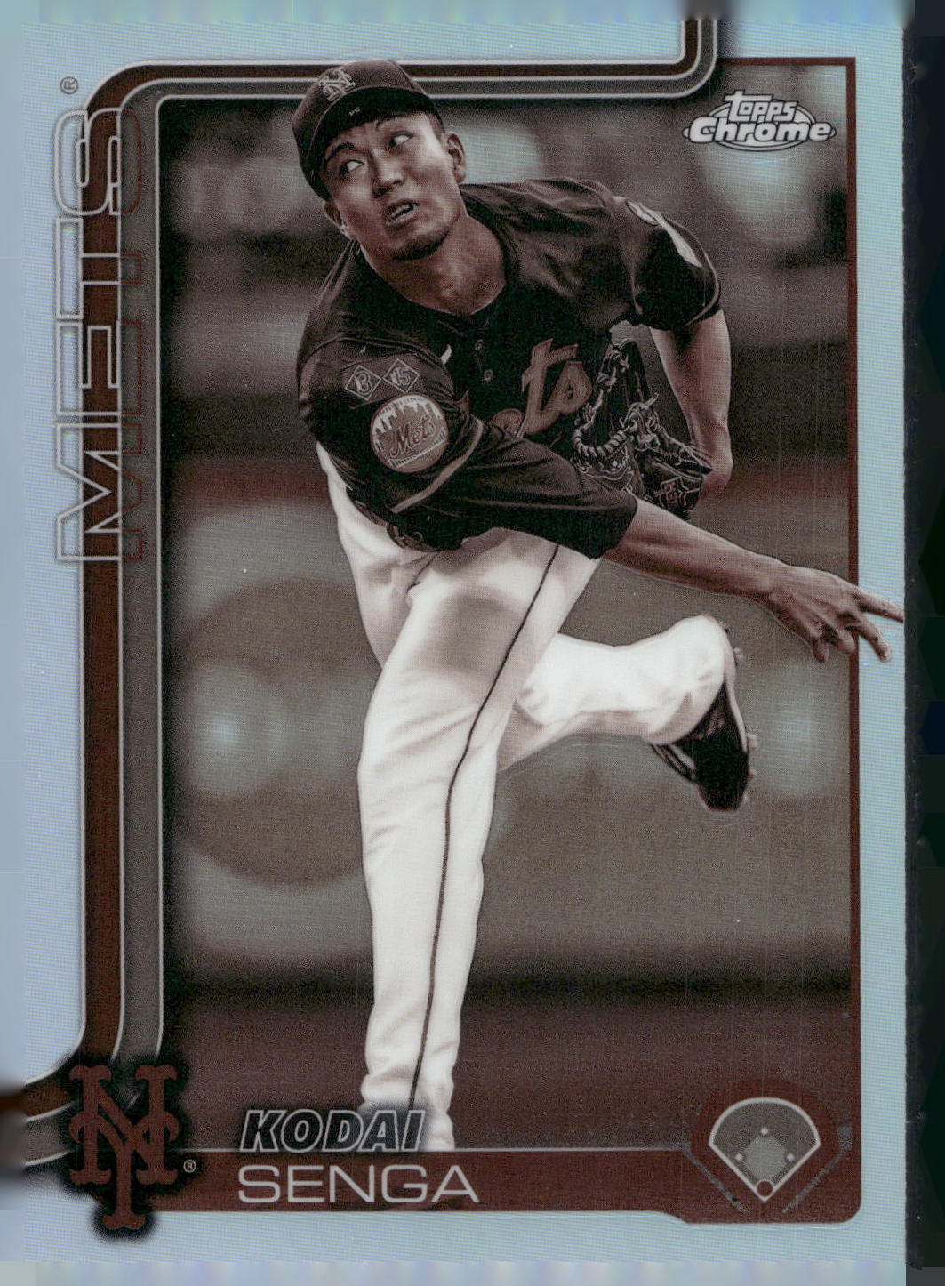 2025 Topps Chrome #246 Kodai Senga Sepia Refractors