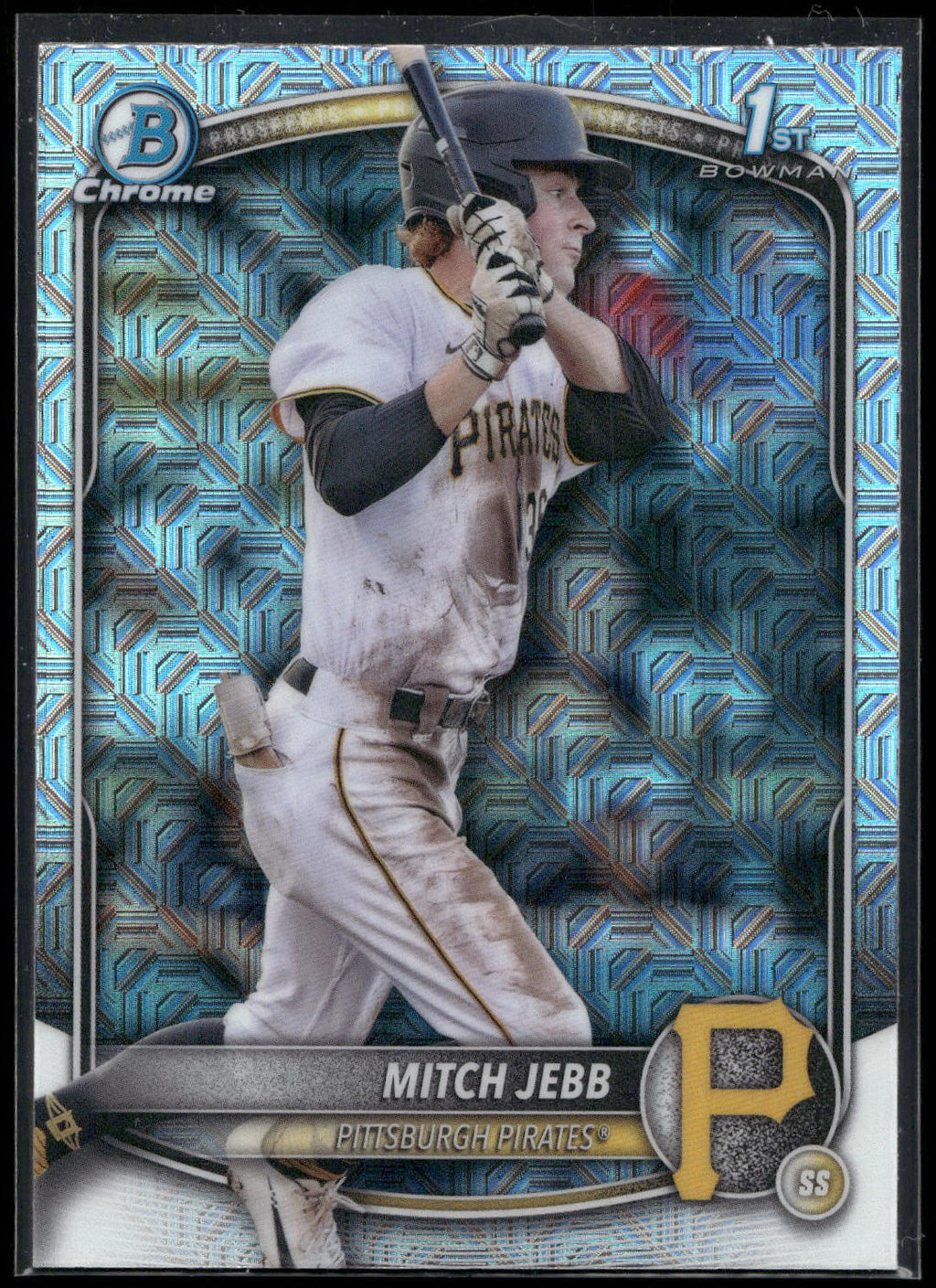2025 Bowman #BCP-41 Mitch Jebb Chrome Prospects Mojo Refractor