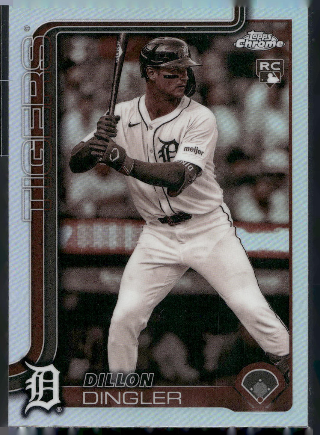 2025 Topps Chrome #274 Dillon Dingler Sepia Refractors