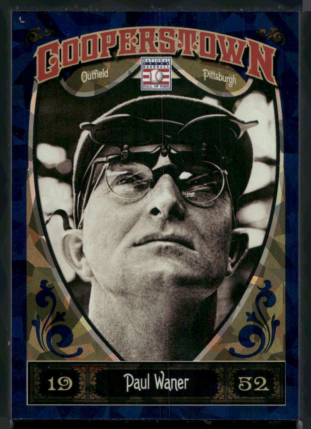 2013 Panini Cooperstown #27 Paul Waner Blue Crystal #/499