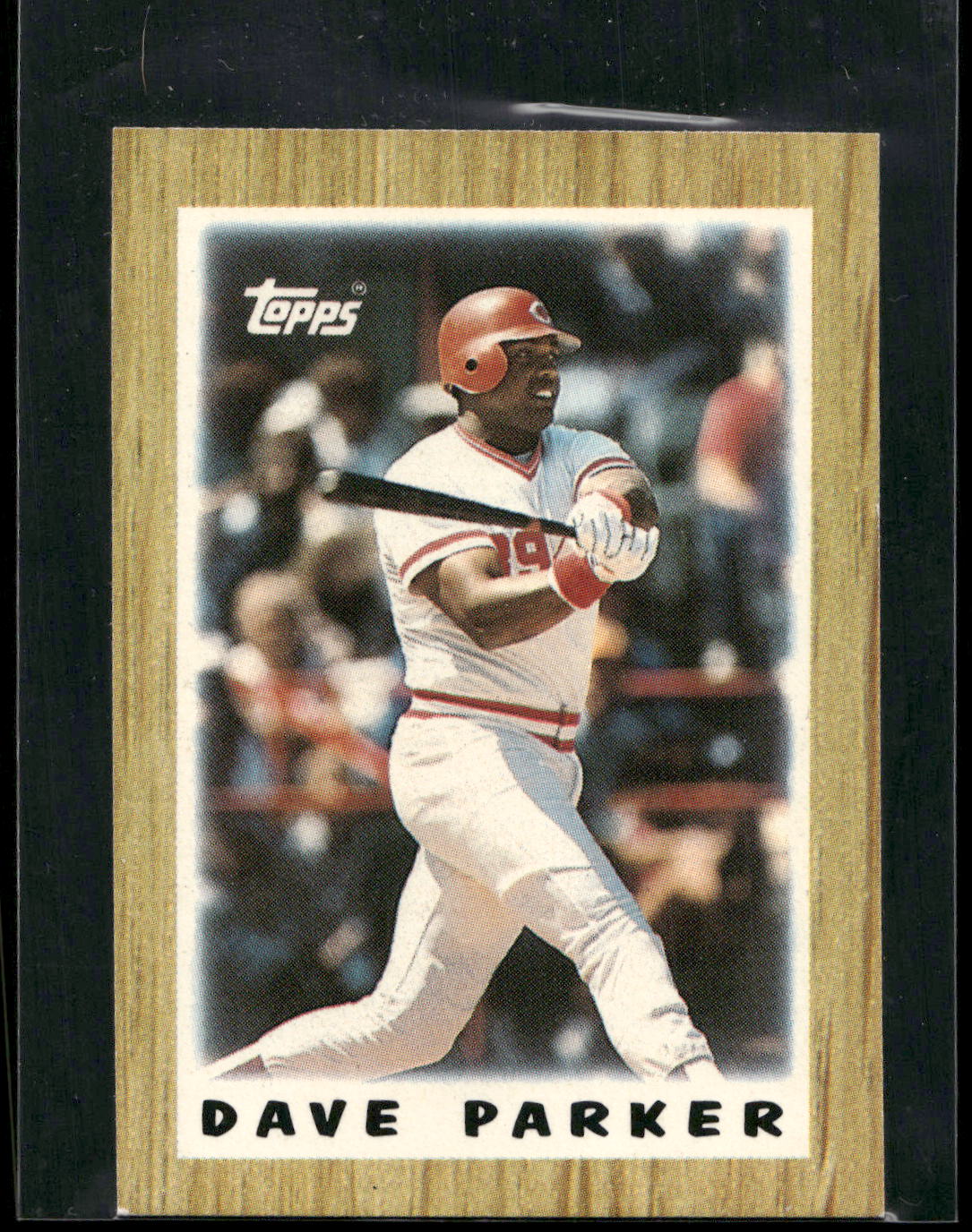 1987 Topps Major League Leaders Minis #6 Dave Parker