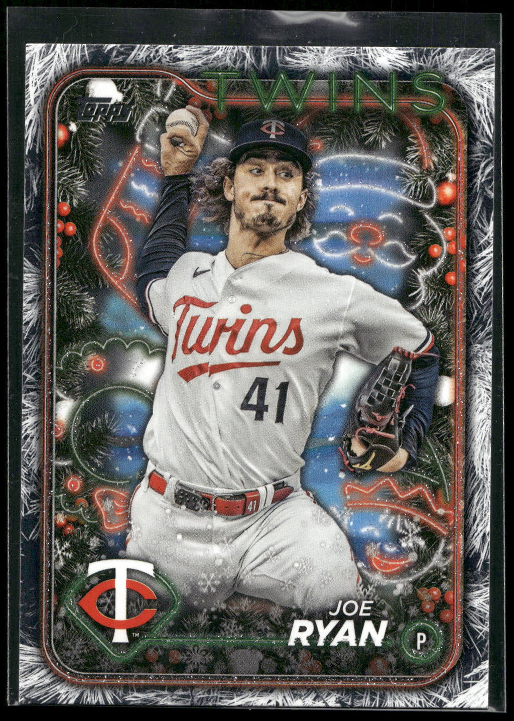 2024 Topps Holiday #H104 Joe Ryan Holiday Tree